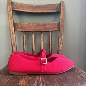 Red Steve Madden Mary Jane Shoes